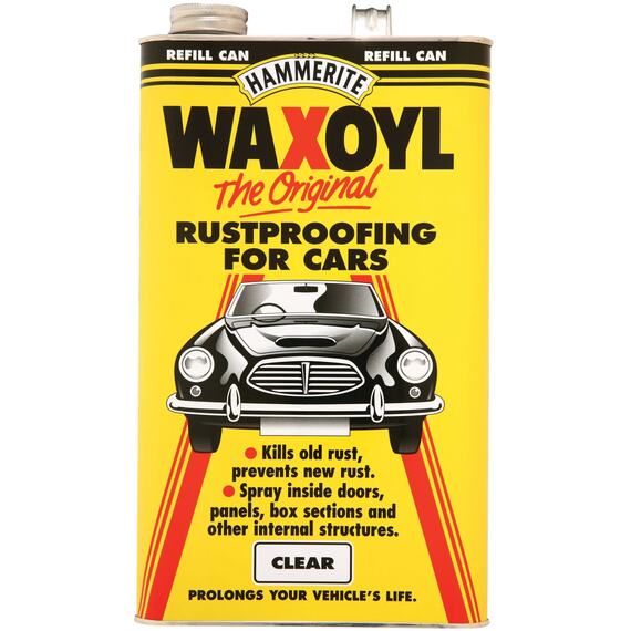 Hammerite Waxoyl Refill Can Clear 5 Litre