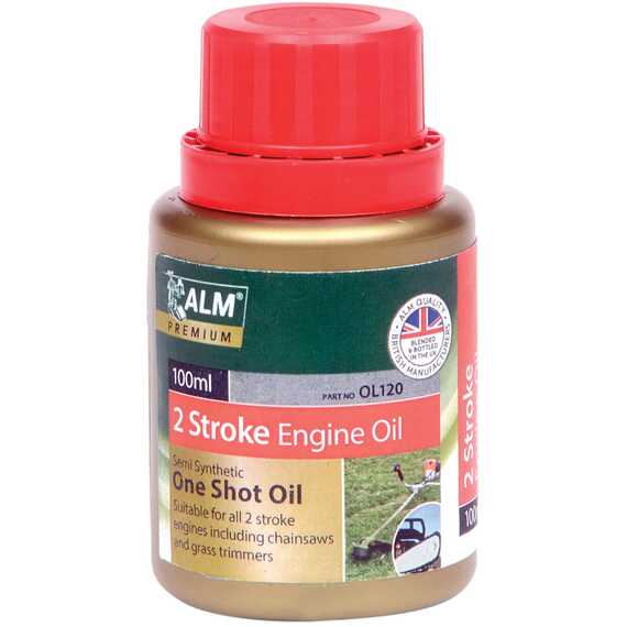 ALM Manufacturing One Shot 2-Stroke Semi-Synthetic Oil 100ml (OL120).