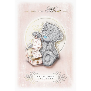 Me to You Mothers Day Lrge Greeting Card For Mum From Daughter Bear & Box