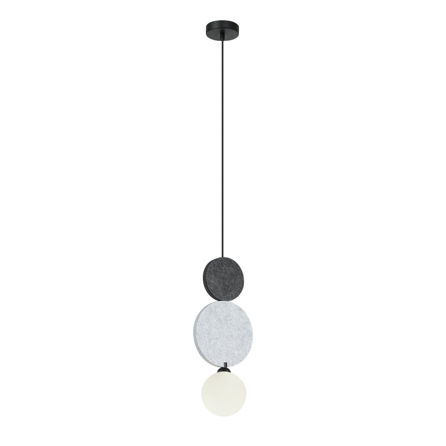 Italux Lighting Andrea Pendant Light Grey B - Grey