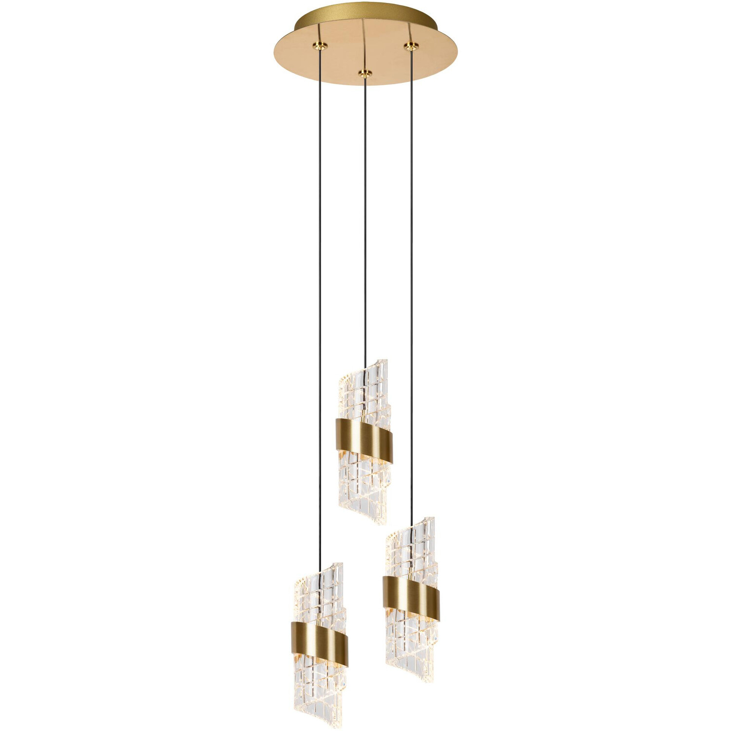 Lucide Lighting Lucide Pendant Light Brass F - Brass