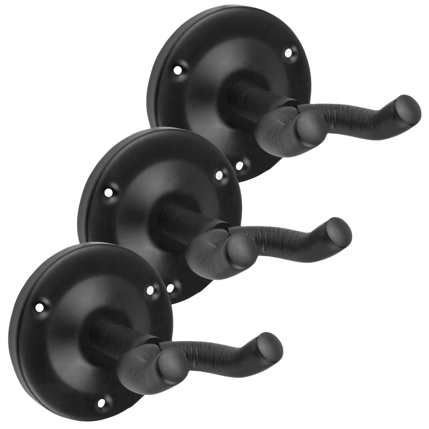 B&Q -  Ukulele Wall MountPack Of 3 Ukulele Wall Hangers - Image 2