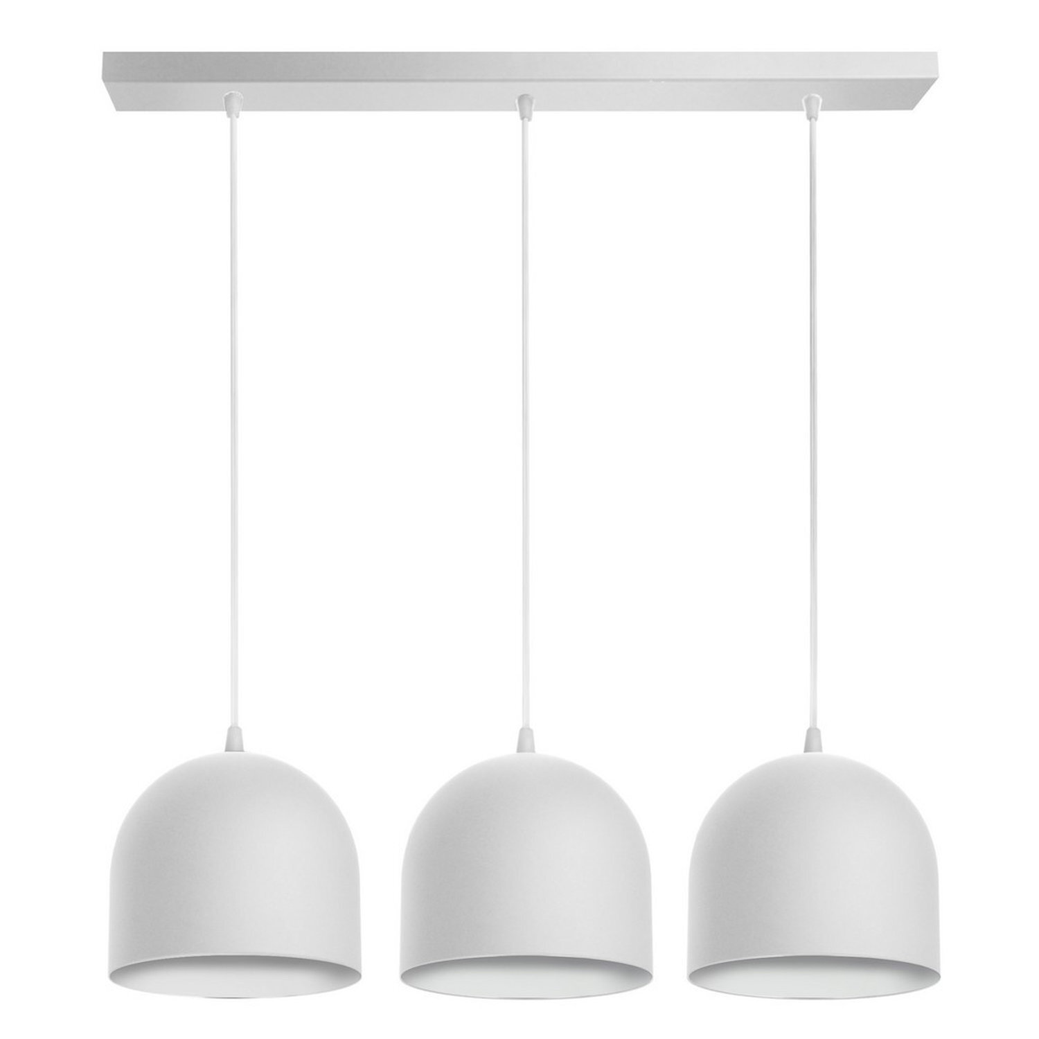 Helam Lighting Madison Pendant Light White