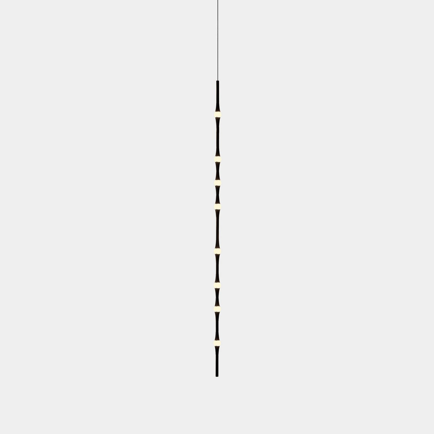 B&Q -  Luminosa Dew Slim Pendant Ceiling Light 170Cm Black Led 21.1W 2700K Dali Dimming - Image 4