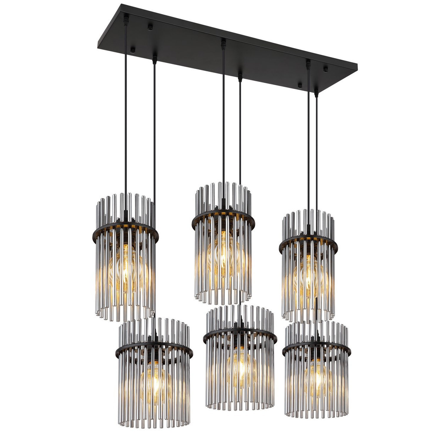 Globo Lighting Gorley Pendant Light Black