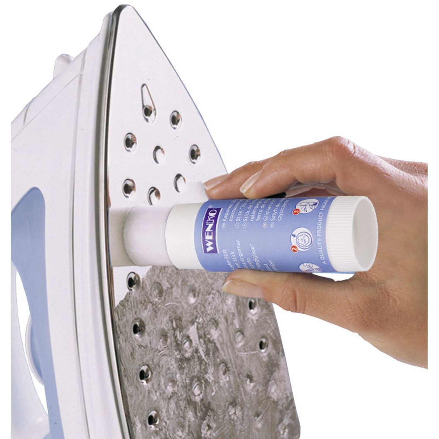 Image of Iron Cleaner Set For Plain and Steam Irons - Blue