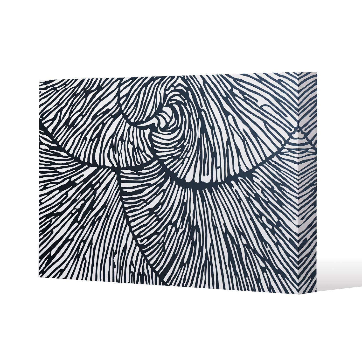 design with natural analogues texture Canvas Print - Black / 91cm / 61cm