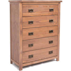 Padua 5 Drawer Chest - Antique Brass Drop Handle
