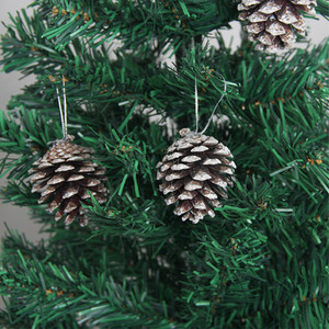 30PCS Natural Pine Cones Christmas Tree Hanging Decoration