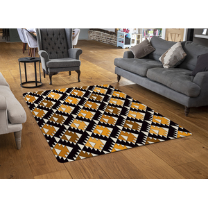 Repeated Triangles Rug