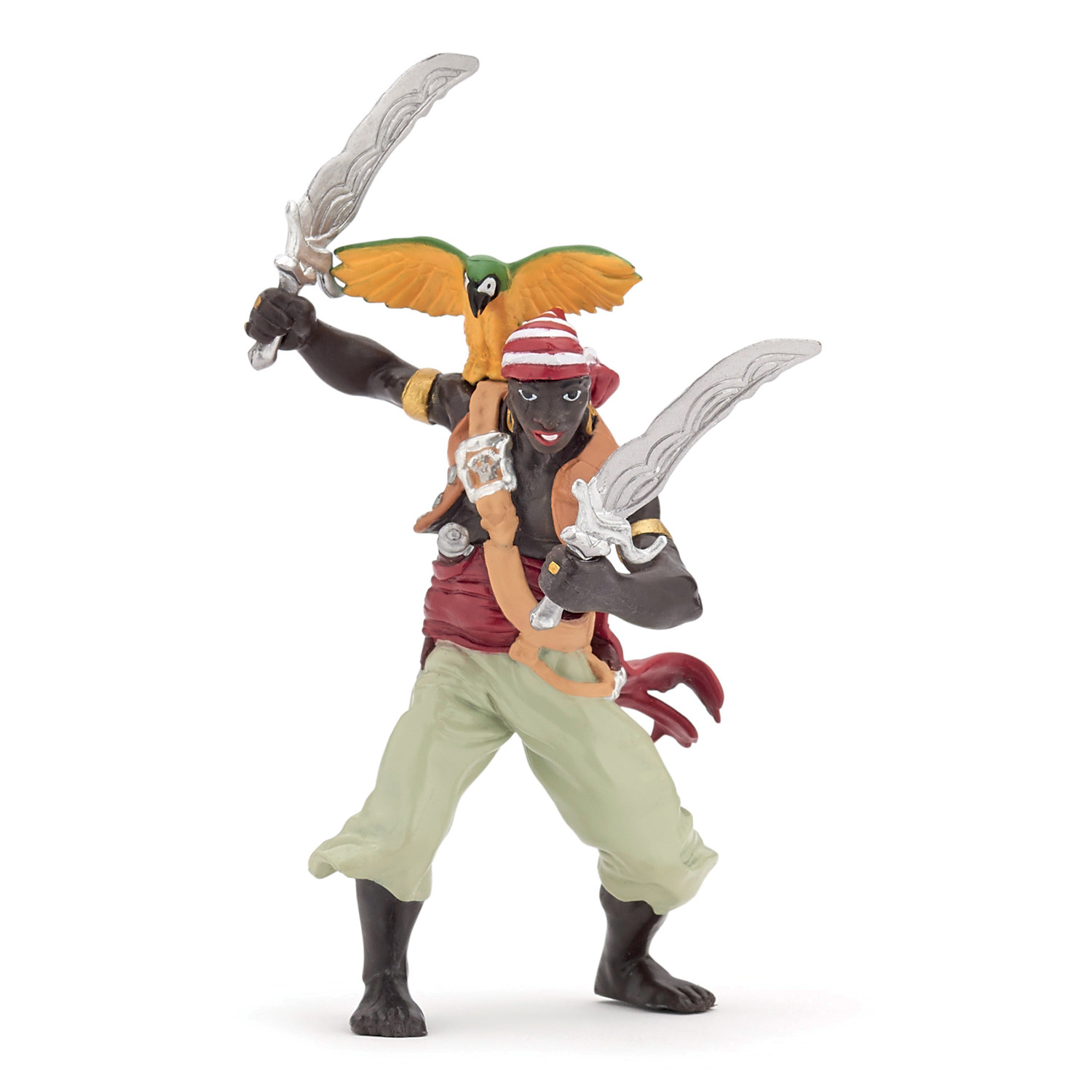 PAPO Pirates and Corsairs Pirate with Sabres Toy Figure - Turquoise