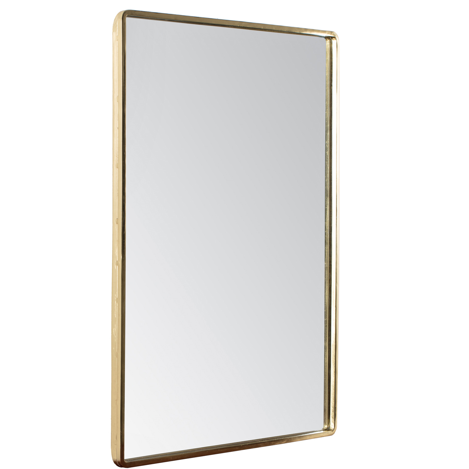 Image of Salvo Rectangle Mirror - Gold