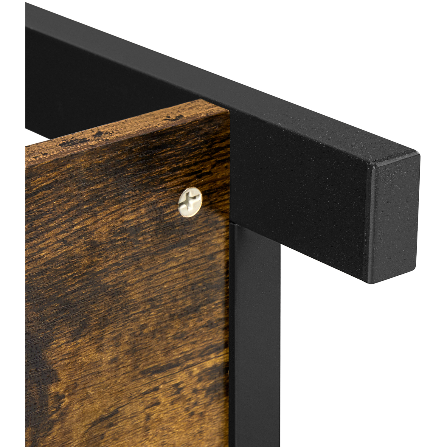 Wooden Console Table With 1 Drawer - Rustic Brown