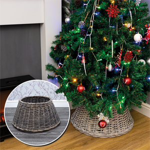 St Helens Home and Garden Christmas Wicker Tree Skirt