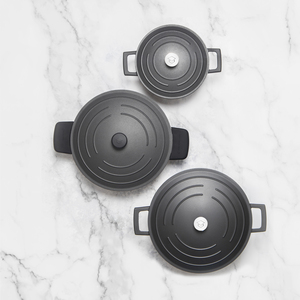 3pc Set 5L Dish, 2.5L Dish, 4L Dish, Silicone Handle Covers