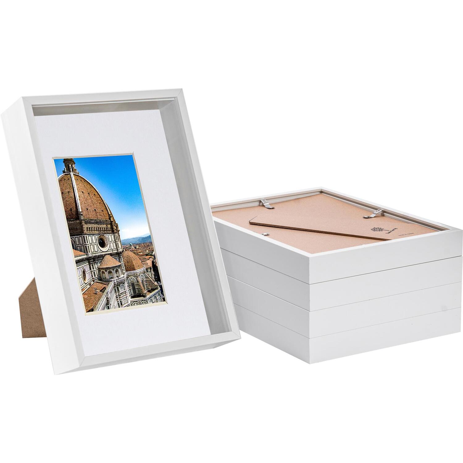 3D Deep Box Photo Frame with A5 Mount - A4 (8