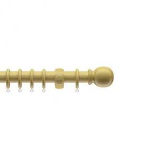 28mm Wooden Light Ash Curtain Pole Set