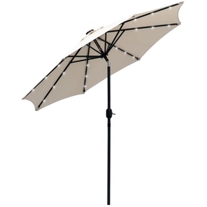 White Patio Tilt LED Parasol  shot 5272306
