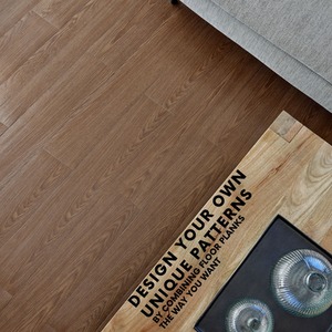 Brown Self-Adhesive Floor Planks Pack of 36 Vinyl Flooring  shot 6048031