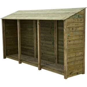 Triple Bay Wooden Premium Tongue And Groove Log Store