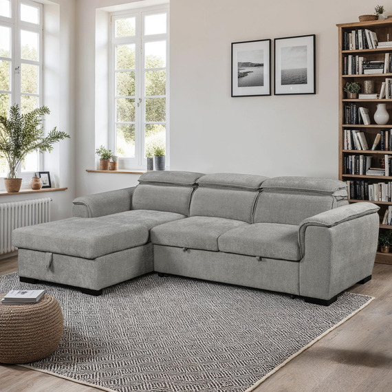 Tivoli 3 Seater Fabric Pull Out Sofa Bed