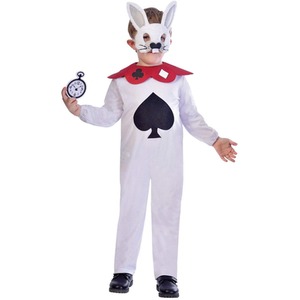 Curious White Rabbit Alice in Wonderland Costume Age 7-8 Years