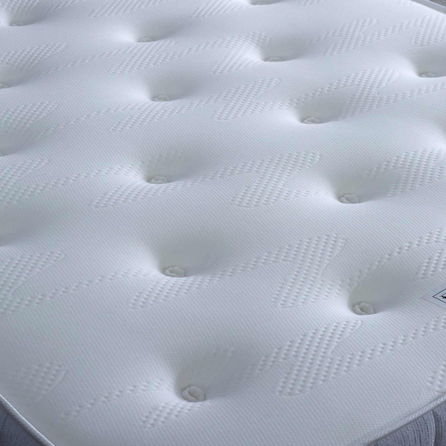 Pearl Contour Memory Foam Mattress - Grey Superking