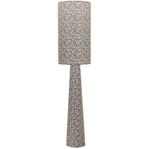 Bertie Leopard Print Fabric Midi Floor Lamp