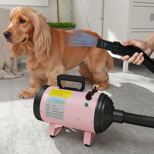 PawHut 2200W Dog Hair Dryer with Adjustable Temperature  Velocity