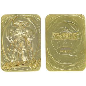 Yu-Gi-Oh! Limited Edition 24k Gold Plated Summoned Skull Metal Card