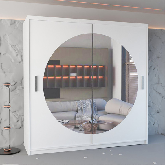 Modern Double Door Sliding Wardrobe