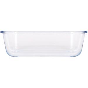 Rectangular Glass Cake Dish - 22cm x 16.5cm
