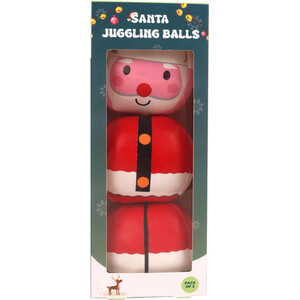 Pack of 3 Santa Juggling Balls