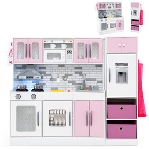 Kids Kitchen Refrigerator Set