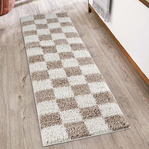 Chester Modern Living Room Shaggy Area Rug