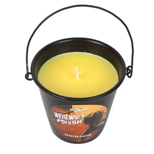 Werewolf Poison Candle In Metal Bucket For Evil Beasts