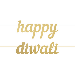 Happy Diwali Letter Banner G
