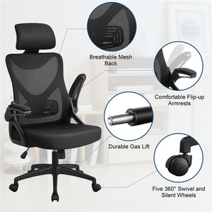 Black / 11.4kg Yaheetech Ergonomic High Back Office Chair shot 10858161