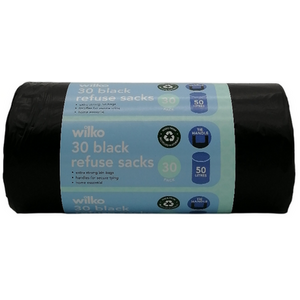 Tie Handle Refuse Sacks 50L