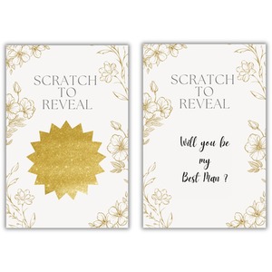 2 Pack Will you be my Best Man - A6