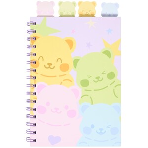 Colourful Bears Notebook A5