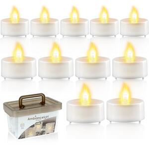 Tea Lights Battery Operated Realistic LED Candles Flickering Flameless