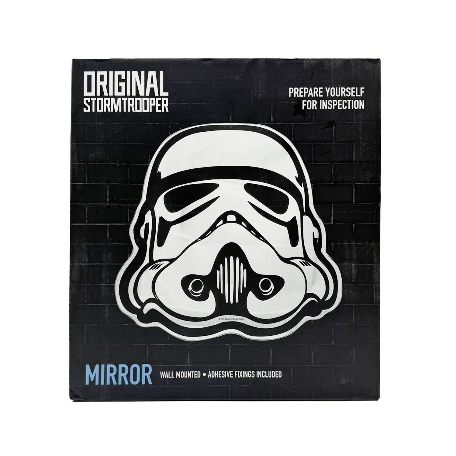 Original Stormtrooper Helmet Shaped Wall Mirror - Black