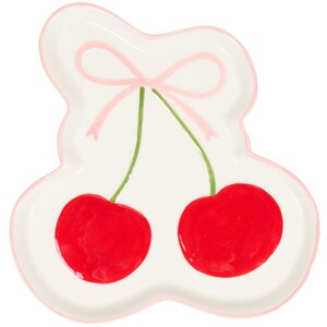 Cherry Bow Tie Plate