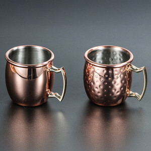 2PCS Mini Moscow Mule Cocktail Shot Glasses