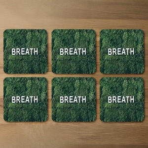 Wellness Breath Designer Coaster Set