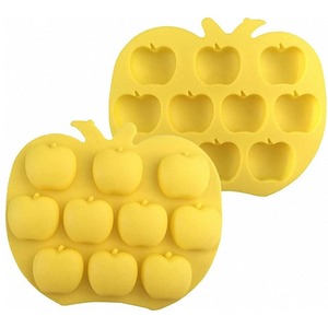 2 PC Apple Design Silicone Chocolate Baking 20 Cavity Mould