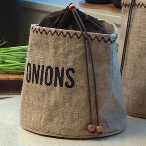 KitchenCraft Natural Elements Onion Jute Sack