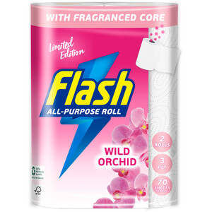 Pack of 2 Flash XL Kitchen Towel Rolls