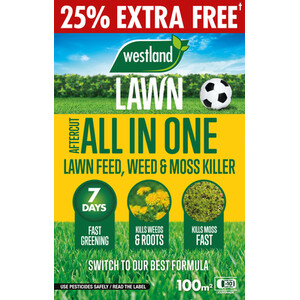 Westland Aftercut All-In-One Lawn Feed Weed and Moss Killer